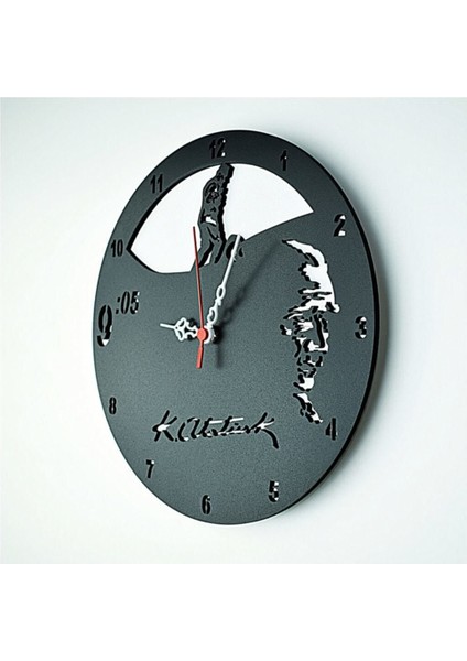 Dekoratif Duvar Saati Atatürk Kocatepe 30CM modelleri