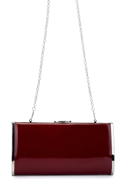 Kadın Vegan Bordo Rugan Abiye Çanta 1083 015 Bn Cnt Y25 Bordo Rgn