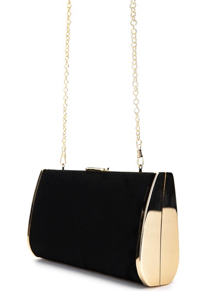 Kadın Vegan Siyah Süet Abiye Çanta 1083 015 Bn Cnt Y25 Sıyah Suet fiyatları