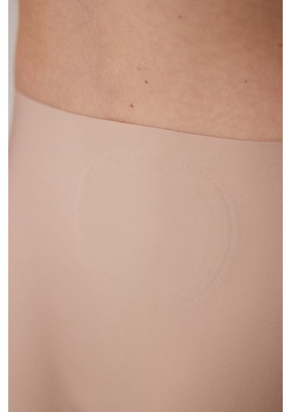 Reversible Laser Cut Bej Slip Külot