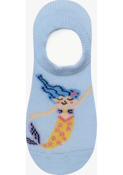 Kız Çocuk Mermaid Love 2li Çok Renkli Babet Çorap fiyatları