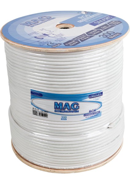Smart Rg6-U4 Anten Kablosu 64 Tel 300 Metre