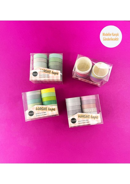 Kağıt Desen Bandı 10'lu Set