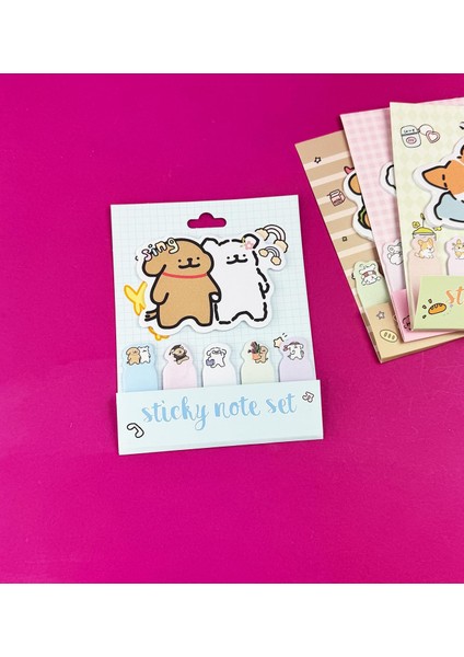 Sevimli Köpek Tasarımlı Post-It fırsatları