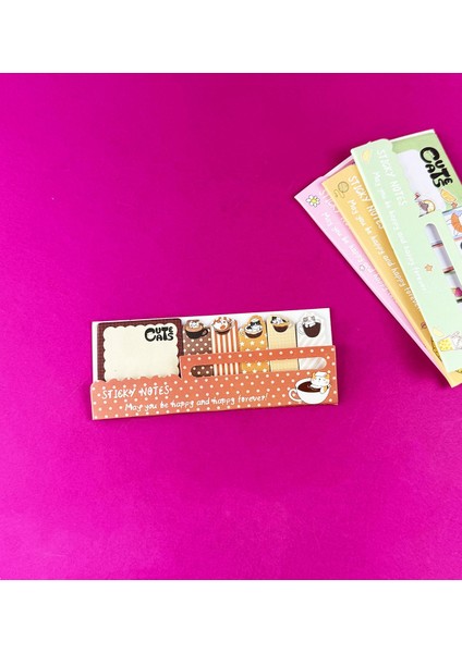 Kedi Tasarımlı Post-It fiyatları