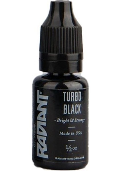 Luxury Turbo Black – Tattoo Dövme Boyası – 0,5OZ/15ML 1 Adet