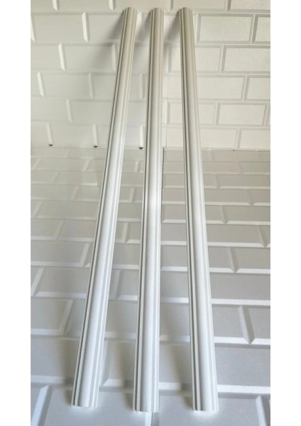 Luxury Beyaz Dekoratif Duvar Çıtası Kendinden Yapışkanlı Stropiyer 100 cm 1 Adet