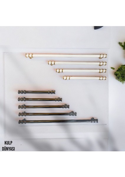 Luxury 160 Yüzük Kulp Füme Mutfak Dolap Çekmece Banyo Kulpu 1 Adet