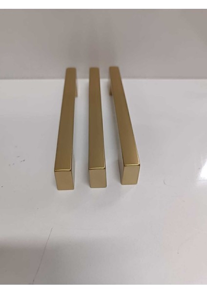 Luxury Kale Nergis Mobilya Kapak Çekmece Mat Altın Kulp Ölçü 96MM- 128MM 1 Adet