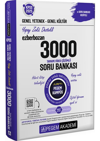 2025 KPSS Genel Yetenek Genel Kültür Ezberbozan 3000 Tamamı Video