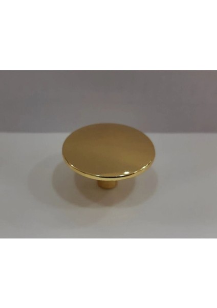 Luxury Altın Sarı Mantar Düğme Tek Delikli Kulp Dolap Çekmece Kulp Kulbu 1 Adet
