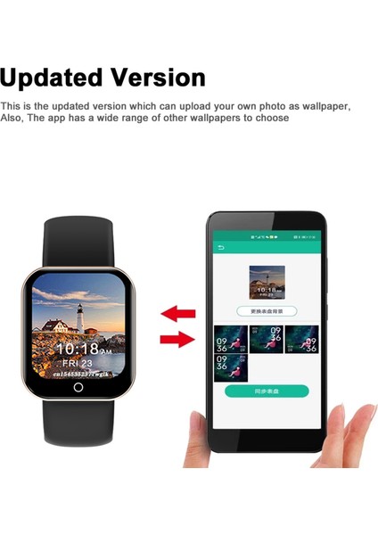 I7 Akıllı Bilezik Uyku / Kalp Hızı Monitörü 5 - 7 Gün Dayanıklılık (Yurt Dışından) modelleri