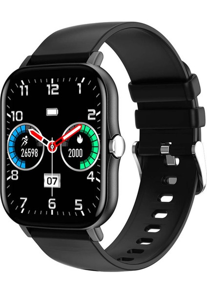 Lemfo KT48 Akıllı Bilezik 1,7 Inç Ekran Fitness Izleyici Uyku Kalp Atış Hızı Monitörü (Yurt Dışından)