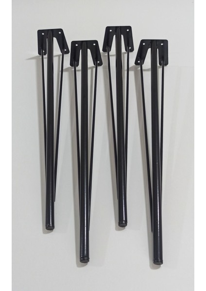 Luxury 54 cm Zigon Sehpa Ayağı,metal Tel Ayak,kütük Sehpa Ayağı (4 Adet) 1 Adet