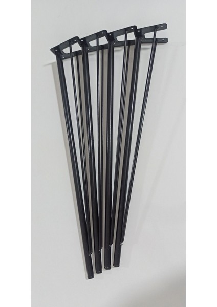 Luxury 54 cm Zigon Sehpa Ayağı,metal Tel Ayak,kütük Sehpa Ayağı (4 Adet) 1 Adet