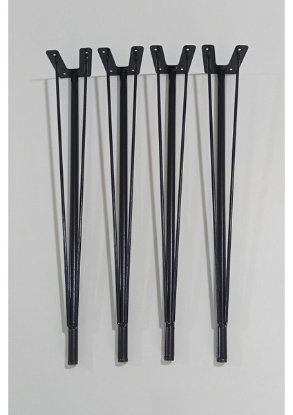 Luxury 54 cm Zigon Sehpa Ayağı,metal Tel Ayak,kütük Sehpa Ayağı (4 Adet) 1 Adet