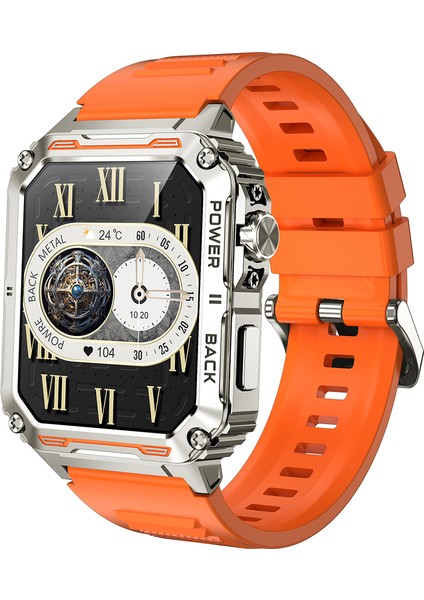Erkek Watch 191 LED Işık Bt Çağrı Kalp Hızı Monitörü (Yurt Dışından)