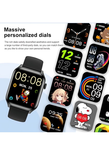 iPhone Android Için Zuomee Akıllı Izle Kalp Hızı Fitness Izleyici (Yurt Dışından)
