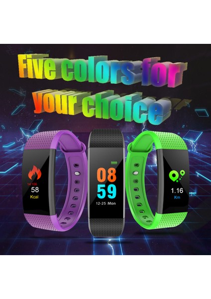 Akıllı Bant Bilezik Izle Bileklik Fitness Izleyici OLED Dokunmatik Ekran Beyaz (Yurt Dışından) fiyatları