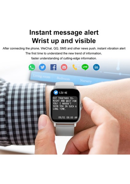 T12 Bluetoothcall Watch 181INÇ Tam Dokunmatik Ekran Suya Dayanıklı (Yurt Dışından) modelleri