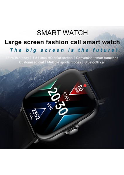 T12 Bluetoothcall Watch 181INÇ Tam Dokunmatik Ekran Suya Dayanıklı (Yurt Dışından) indirimleri
