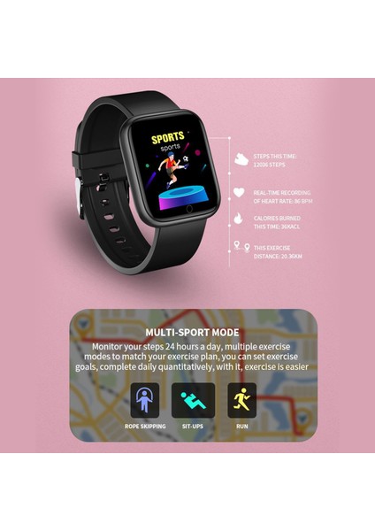 I5PRO Akıllı Bilezik 1.3 - Inç Ekran Fitness Izleyici Uyku Kalp Atış Hızı Monitörü (Yurt Dışından) fırsatları