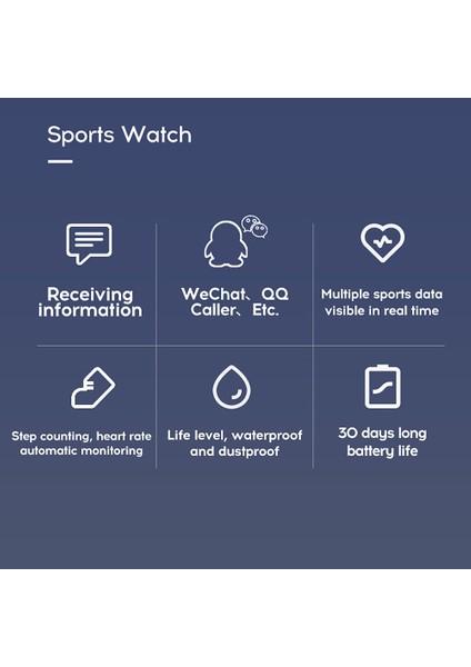 Akıllı Izle 1.3-Inç Fitness Izleyici Spor Modları Kalp Atış Hızı Monitörü (Yurt Dışından) fırsatları