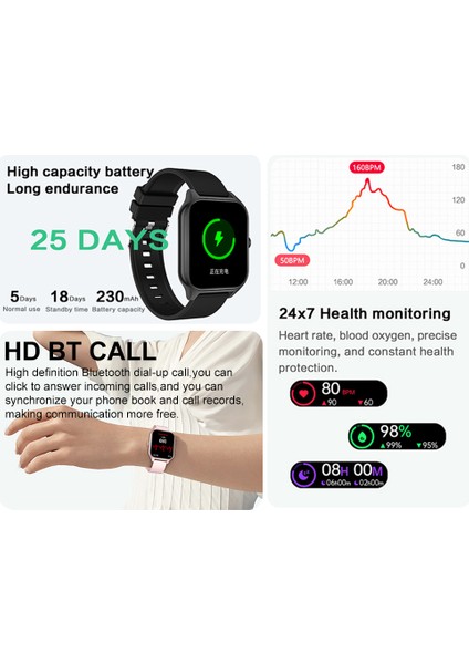 1.83 Inç Watch Su Geçirmez Spor Izle (Yurt Dışından) fiyatları