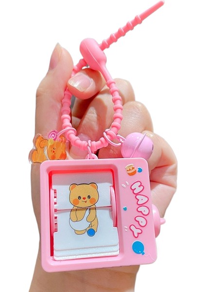 Karikatür Peluş Capi A Üfleme Kacıklar Anahtarlık Bebek Kolye Çift Anahtarlık Çekicilik Küçük Hediyeler (Yurt Dışından)