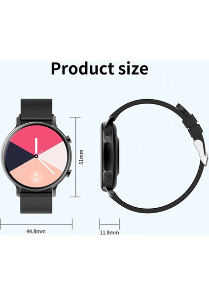 HW36 1.28 Inç Watch IP67 Su Geçirmez Çok Fonksiyonlu Saat (Yurt Dışından) indirimleri