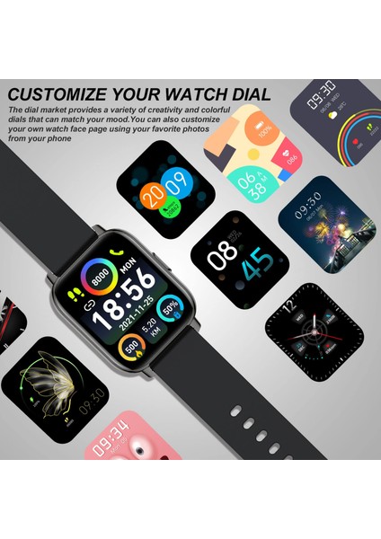 Watch 169 Inç Dokunmatik Ekran Android ve Ios ile Uyumlu (Yurt Dışından)