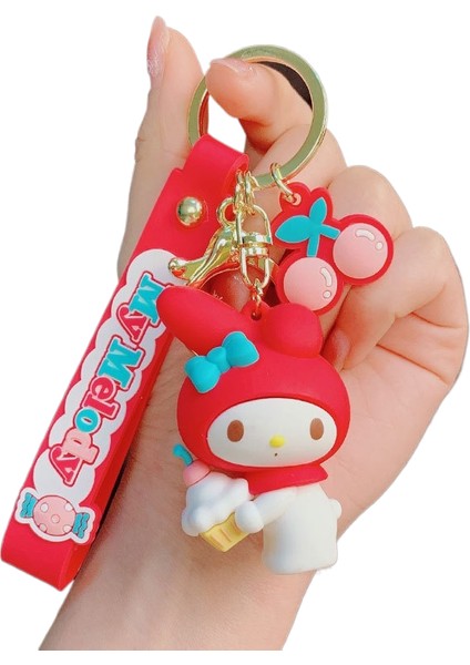 Sevimli Sanrio Mini Anahtarlık Karikatür Kolye Anahtarlık (Yurt Dışından)