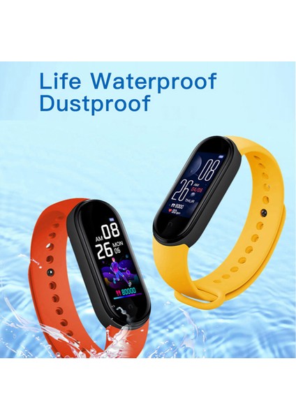 M5 Akıllı Bilezik Spor Izle Mavi Fitness Izleyici Uyku Monitörü (Yurt Dışından) fırsatları