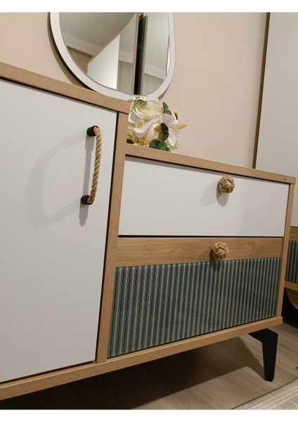 Luxury 96MM Hasır Kulp Kapı Dolap Vestiyer Çekmece Kulbu Hasırkulp 96MM 1 Adet