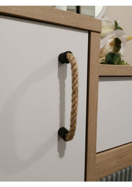 Luxury 96MM Hasır Kulp Kapı Dolap Vestiyer Çekmece Kulbu Hasırkulp 96MM 1 Adet