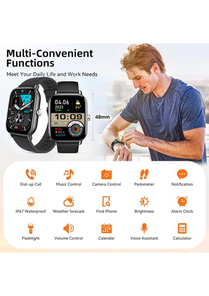 Akıllı Izle 2 Inç Tam Ekran Dokunmatik Uzun Pil Ömrü (Yurt Dışından) fiyatları