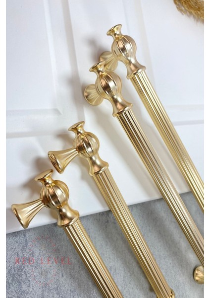 Luxury Hitit 320 mm Altın Modern Metal Kulp Modelleri Lüks Country Mutfak Dolap Çekmece Mobilya Kulbu 1 Adet