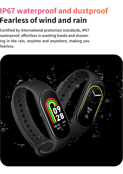 Akıllı Izle Bilezik 11 Inç Dokunmatik Ekran Kalp Hızı Uyku Izleme (Yurt Dışından) modelleri