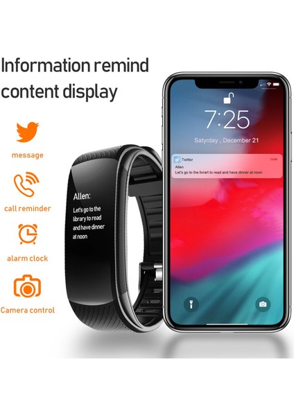 C5 Akıllı Spor Bilezik Bt4.0 Suya Dayanıklı Düşük Güç Tüketimi (Yurt Dışından) modelleri