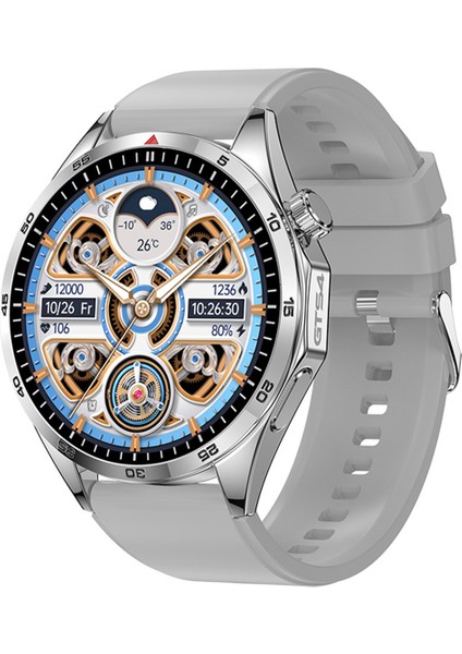 Gts4 Akıllı Bilezik Spor Izle 1,5 Inç Ekran IP67 Suya Dayanıklı Kan Oksijen Monitörü (Yurt Dışından)