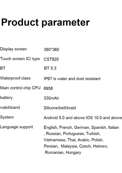 Gts4 Akıllı Bilezik Spor Izle 1,5 Inç Ekran IP67 Suya Dayanıklı Kan Oksijen Monitörü (Yurt Dışından) fiyatları
