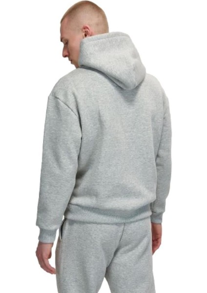 NB Lifestyle Men Hoodie MNH3333-AG Erkek Gri Spor Sweatshirt