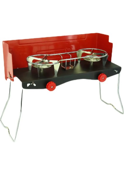 K-629-60 Çift Ocaklı Çantalı Kamp Ocağı