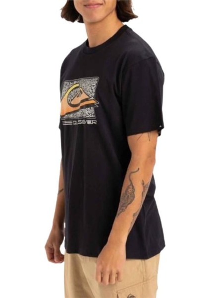 Retro Fade SS EQYZT08058-KVJ0 ERKEK Siyah Tişört