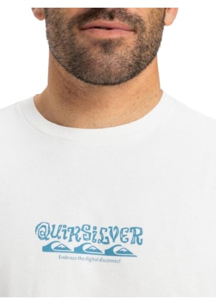 Hw Tree Connectıon SS EQYZT08034-WBK0 ERKEK Beyaz Tişört