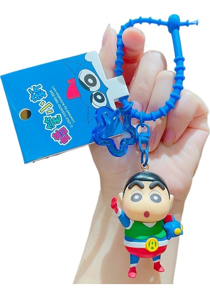 Karikatür Pastel Boya Küçük Yeni Süpermen Araba Anahtarlık Çekicilik Sevimli Bebek Çekicilik Anahtarlık (Yurt Dışından)