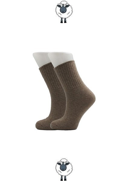 Kadın Lambswool Yün Kışlık Kalın Soket Çorap 6'lı Paket