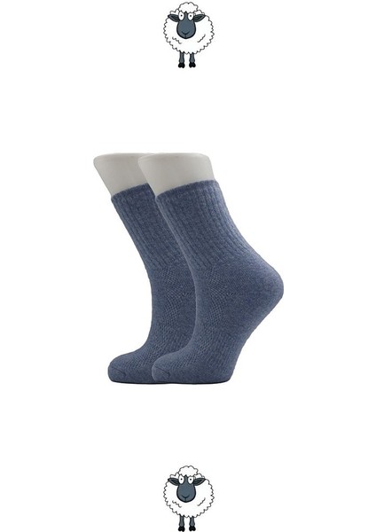 Kadın Lambswool Yün Kışlık Kalın Soket Çorap 6'lı Paket