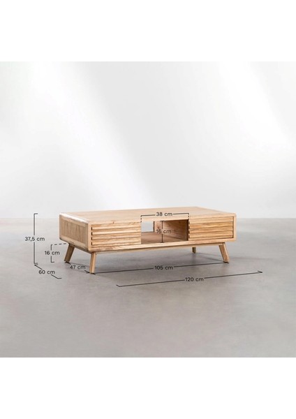 Deleyna Masif Ahşap Orta Sehpa fiyatları