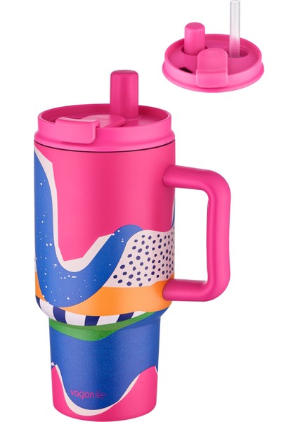 Tumbler Cup 800 ml Pipetli/rahat Içim Vakumlu Paslanmaz Çelik TERMOS-FFVGN8138800ML